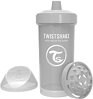 Поильник Twistshake Kid Cup / 78284 (360мл, пастельный серый) - 