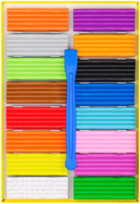 Изображение товара Пластилин ГАММА Юный художник / 280046 (16цв)