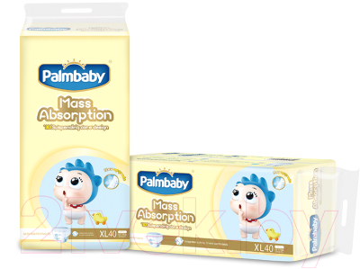 Подгузники-трусики детские Palmbaby XL 12-17кг / XNK16-40XL (40шт)
