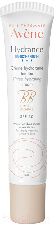 Крем для лица Avene Hydrance BB Riche SPF30 Увлажняющий с тонирующим эффектом (40мл)