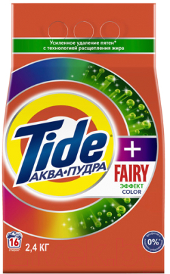 Стиральный порошок Tide Fairy Эффект Color (Автомат, 2.4кг)