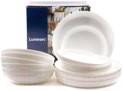 Набор тарелок Luminarc Diwali structure precious / Q4080 (18шт)