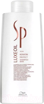 Шампунь для волос Wella Professionals Sp Luxeoil Keratin Protect Для защиты цвета (1л)