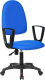 Кресло офисное Бюрократ Престиж+ 3C06 CH-1300N (синий) - 