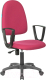 Кресло офисное Бюрократ Престиж+ 3C18 CH-1300N (бордовый) - 