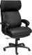 Кресло офисное Tetchair Chief кожзам/ткань (черный/черный стеганный) - 