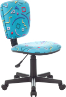 Кресло детское Бюрократ CH-204NX/STICK-BLUE (голубой) - 