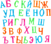 

Развивающий игровой набор Играем вместе, Магнитные буквы единороги / B1331539-UC