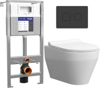 

Унитаз подвесной с инсталляцией Керамин, Бари R Нова СК + Aqua Prime P 50Z А63476 + 63838