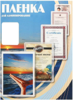 

Пленка для ламинирования Office Kit, А4 80мик / PLP216x303/80