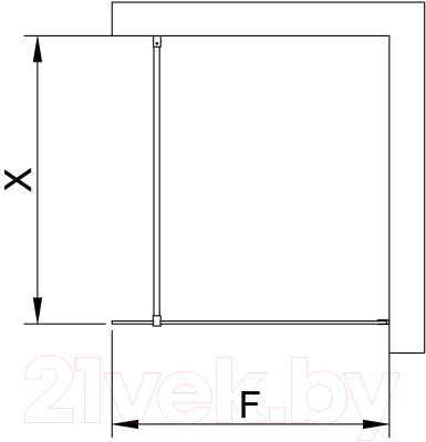 Изображение товара Душевая стенка RGW WA-002 / 35100209-21