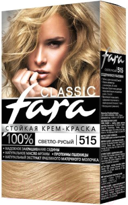 Изображение товара Крем-краска для волос Fara Classic №515 (светло-русый)