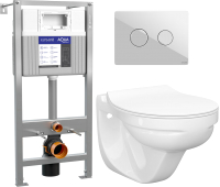 

Унитаз подвесной с инсталляцией Керамин, Гранд R Slim + Aqua Prime P 50Z А63476 + P-BU-ACN-CIR-PN/Wh/Gl