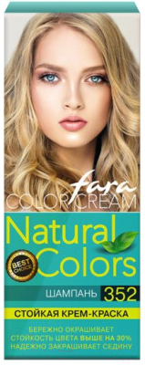 Изображение товара Крем-краска для волос Fara Natural Colors №352 (шампань)