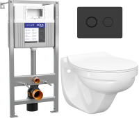 

Унитаз подвесной с инсталляцией, Гранд R Slim + Aqua Prime P 50Z А63476 + 63839