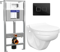 

Унитаз подвесной с инсталляцией, Гранд R Slim + Aqua Prime P 50Z А63476 + 63529