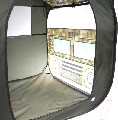 Детская игровая палатка Играем вместе Военная / GFA-MTR-R