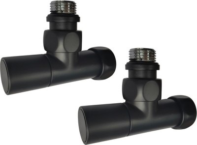 

Вентильный кран, Угловой 3/4x1/2" / 4703 Black