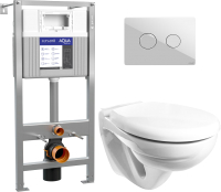 

Унитаз подвесной с инсталляцией Керамин, Гранд R + Aqua Prime P 50Z А63476 + P-BU-ACN-CIR-PN/Wh/Gl