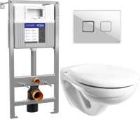 

Унитаз подвесной с инсталляцией, Гранд R + Aqua Prime P 50Z А63476 + 63530