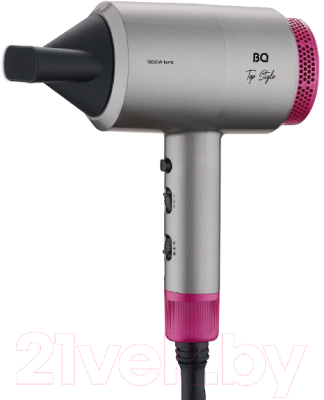 Фен BQ HD1818M (серый/розовый)