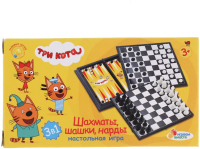 

Набор настольных игр Играем вместе, Три Кота / G049-H37005-R3