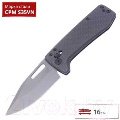 Нож складной SOG Ultra XR Carbon Graphite / 12-63-01-57