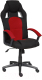 Кресло геймерское Tetchair Driver ткань (черный/красный) - 