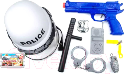 Игровой набор полицейского Наша игрушка M0771