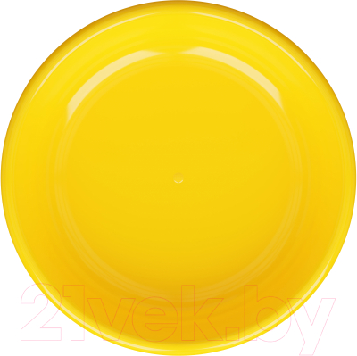 Тарелка для кормления Альтернатива М590 (желтый)