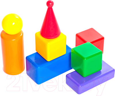 Развивающая игрушка Строим счастливое детство Строительный набор Стена-2 / 5242 (8эл)