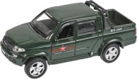 Автомобиль игрушечный Технопарк Uaz Pickup Армия России / PICKUP-12ARR-GN - 