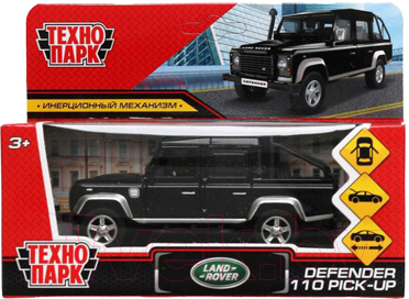 Автомобиль игрушечный Технопарк Land Rover Defender Pickup / DEFPICKUP-12-BK