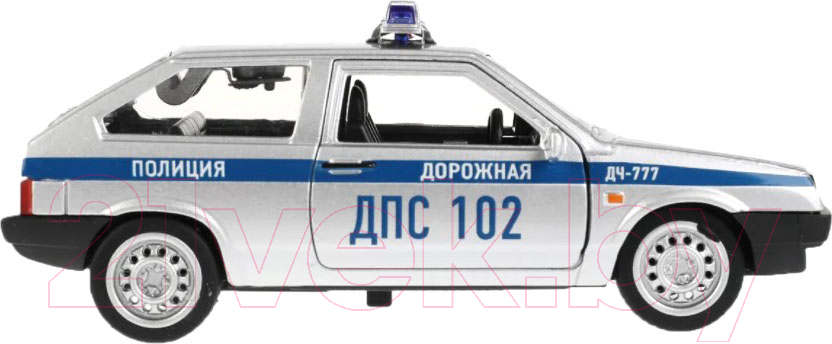 Автомобиль игрушечный Технопарк Lada-2108 Спутник Полиция / 2108-12POL-SR