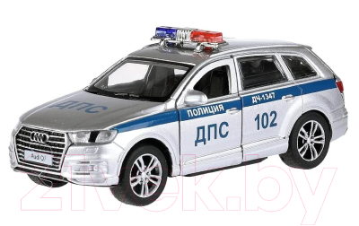 Автомобиль игрушечный Технопарк Audi Q7 Полиция / Q7-12POL-SR