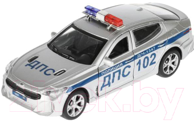 Автомобиль игрушечный Технопарк Kia Stinger Полиция / STINGER-12POL-SR