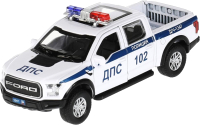

Автомобиль игрушечный Технопарк, Ford F150 Raptor Полиция / F150RAP-12SLPOL-WH