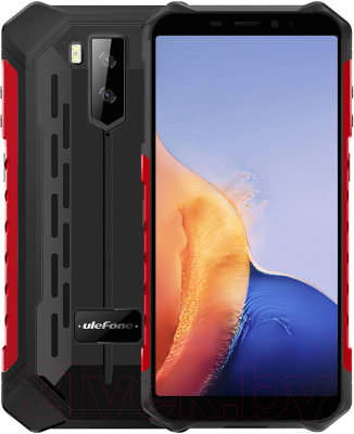 Смартфон Ulefone Armor X9 (черный/красный)