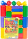 Развивающая игрушка Строим счастливое детство Строительный набор Стена-2 / 5246 (25эл) - 