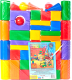 Развивающая игрушка Строим счастливое детство Строительный набор Стена-2 / 5248 (43эл) - 