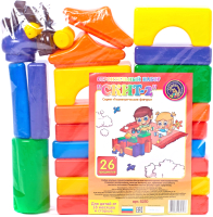 Развивающая игрушка Строим счастливое детство Строительный набор Скит-2 / 5250 (26эл) - 