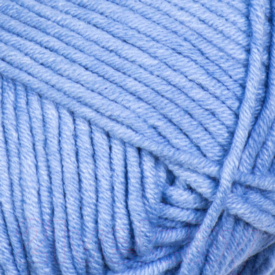 Пряжа для вязания Yarnart Jeans Plus 55% хлопок, 45% полиакрил, 100г / 15 (160м, голубой)