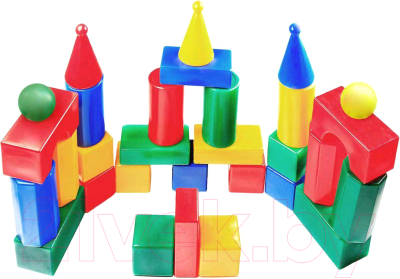 Развивающая игрушка Строим счастливое детство Строительный набор Стена-2 / 5247 (30эл)