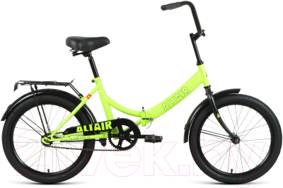 Велосипед Altair Altair City 20 2022 / RBK22AL20004 (ярко-зеленый/черный)
