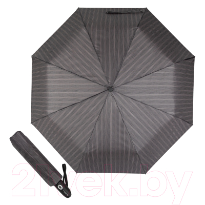 Зонт складной Gianfranco Ferre 688-OC Stripes Grey