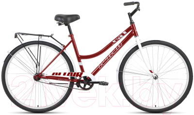 Велосипед Altair Altair City Low 28 2022 / RBK22AL28022 (темно-красный/белый)