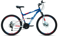 Велосипед Forward Altair MTB FS 26 2.0 D 2022 / RBK22AL26068 (16, синий/красный) - 