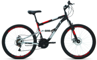 Велосипед Forward Altair MTB FS 26 2.0 D 2022 / RBK22AL26067 (16, черный/красный) - 