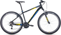 Велосипед Forward Apache 27.5 1.0 2022 / RBK22FW27270 (черный/желтый) - 