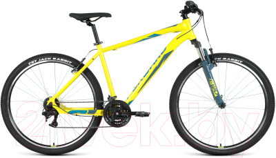 Велосипед Forward Apache 27.5 1.2 2022 / RBK22FW27276 (желтый/зеленый)